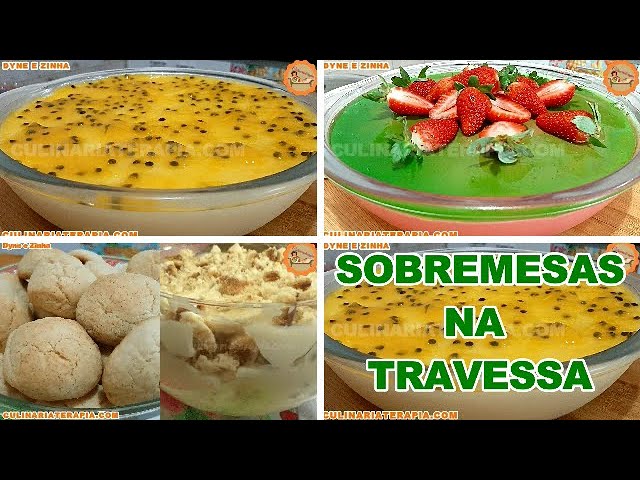 'Video thumbnail for SOBREMESAS NA TRAVESSA SUPER FÁCIL E ECONÔMICA'