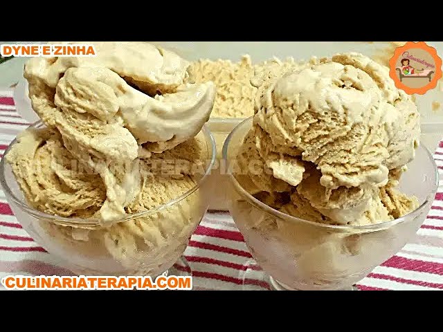'Video thumbnail for 🍦SORVETE CREMOSO DE DOCE DE LEITE, RENDE MAIS DE 4 LITROS DE SORVETE DE VERDADE'