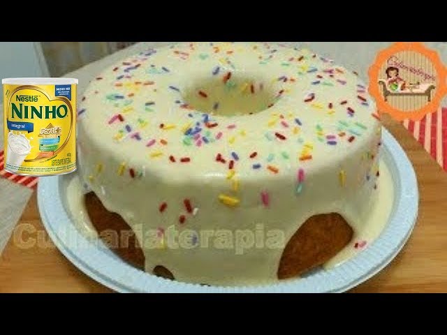 'Video thumbnail for Bolo Caseiro de Leite Ninho Super Fofinho com Cobertura Cremosa'