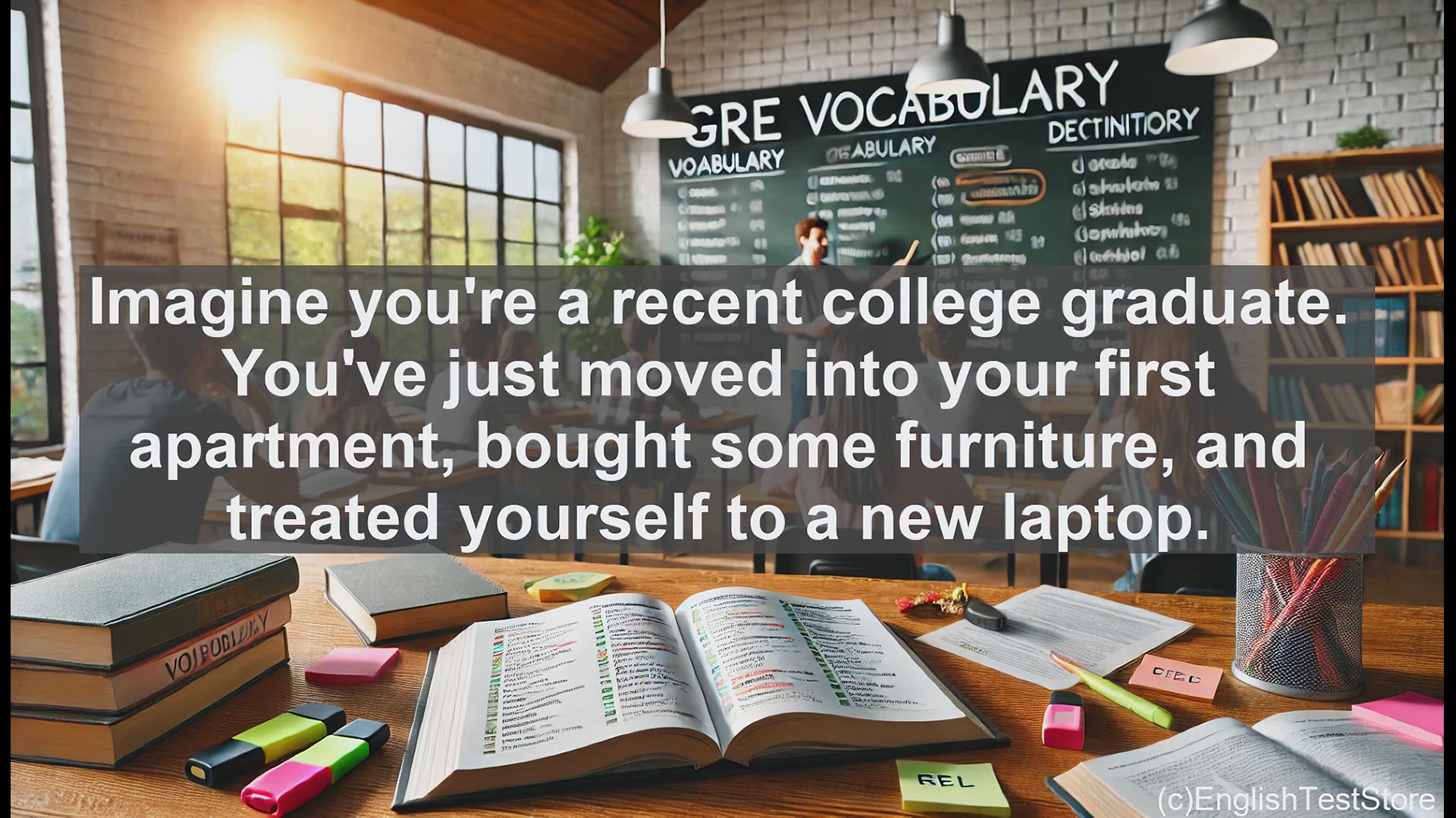 'Video thumbnail for GRE Vocabulary Lesson: Navigating Debt - Understanding the Meaning of 'Incur''