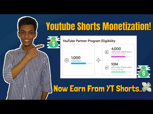 'Video thumbnail for Youtube Shorts Monetization | How to enable ads on Youtube Shorts'