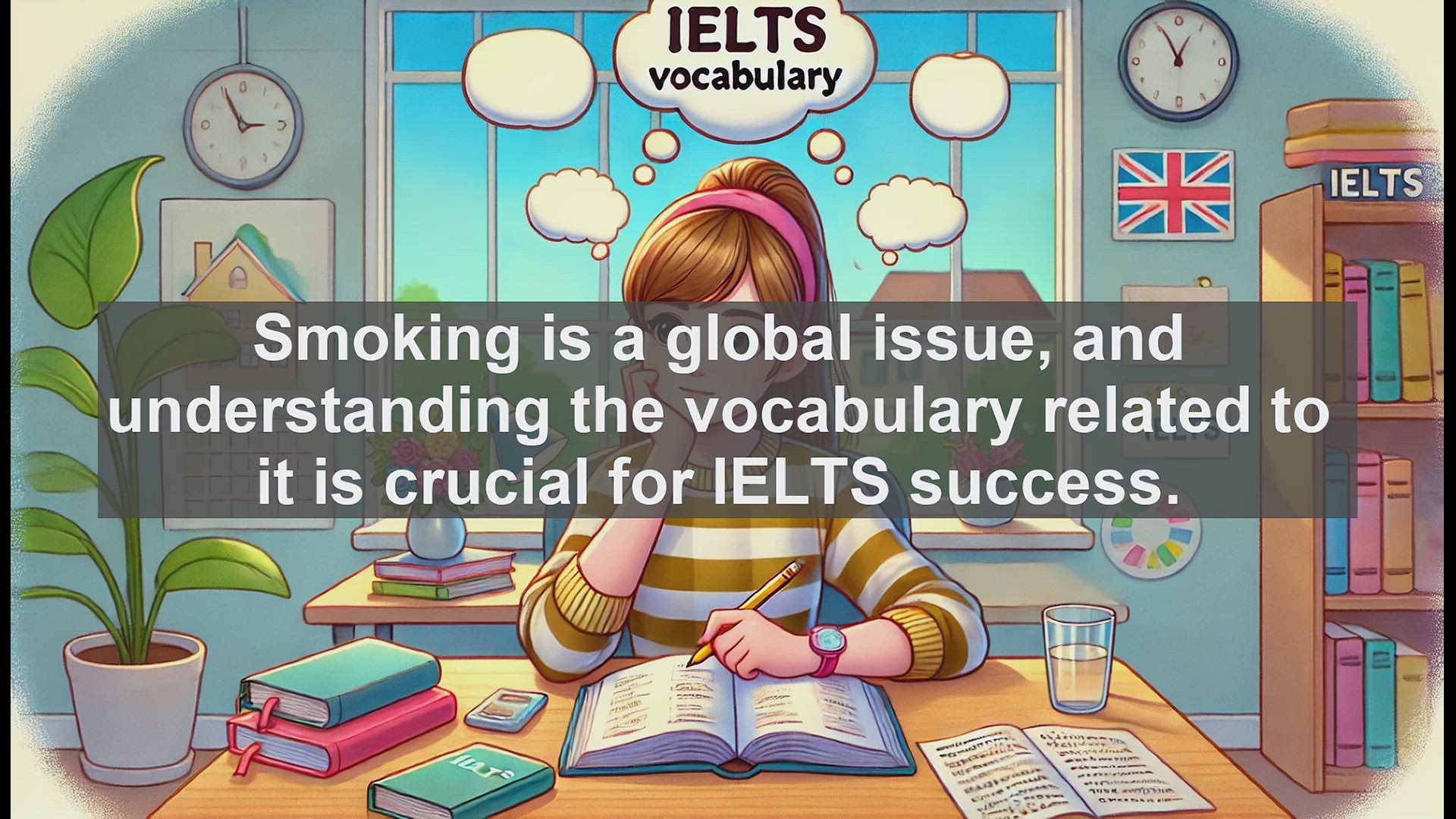 'Video thumbnail for 2500 Must Know IELTS 5.5 Vocabulary - IELTS Vocabulary: Understanding the Word 'Cigarette''
