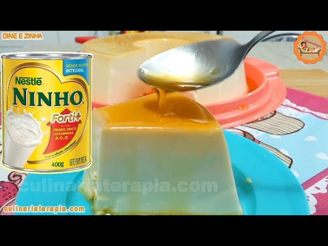 'Video thumbnail for PUDIM DE LEITE NINHO SEM FORNO E SEM OVOS - SOBREMESA DE NATAL'
