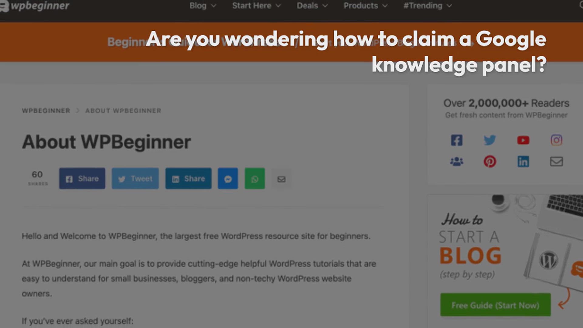 'Video thumbnail for What Is Google Knowledge Panel + How to Claim It With WordPress'