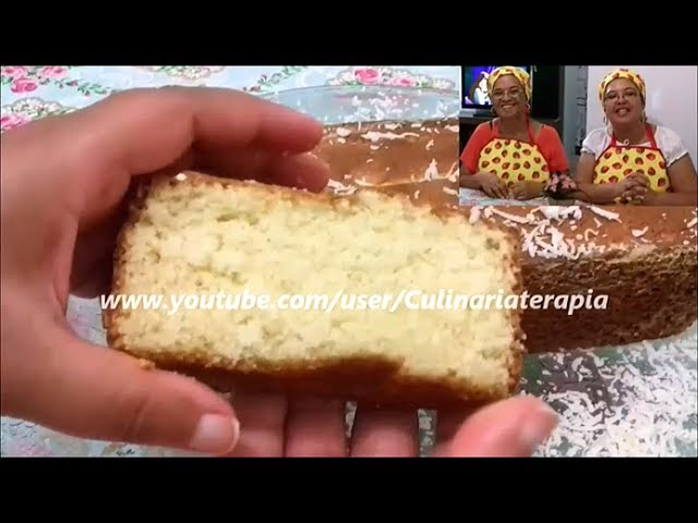 'Video thumbnail for Bolo Pullman de Coco - Bolo de Coco Pullman Receita que dá Certo - Dyne Filha e Mãe Zinha'