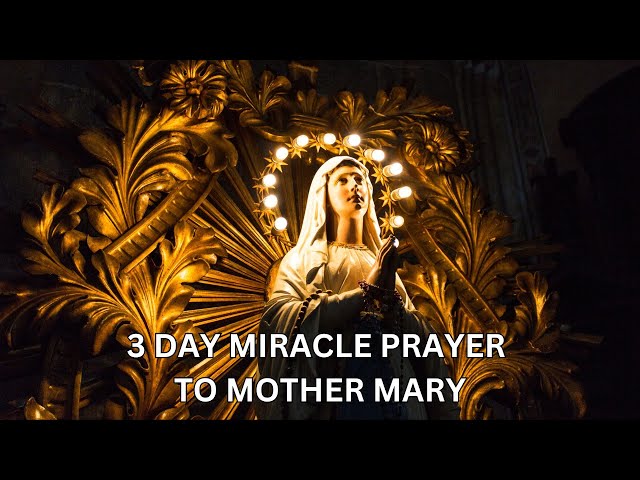 Video thumbnail for 3 Day Miracle Prayer to Mother Mary