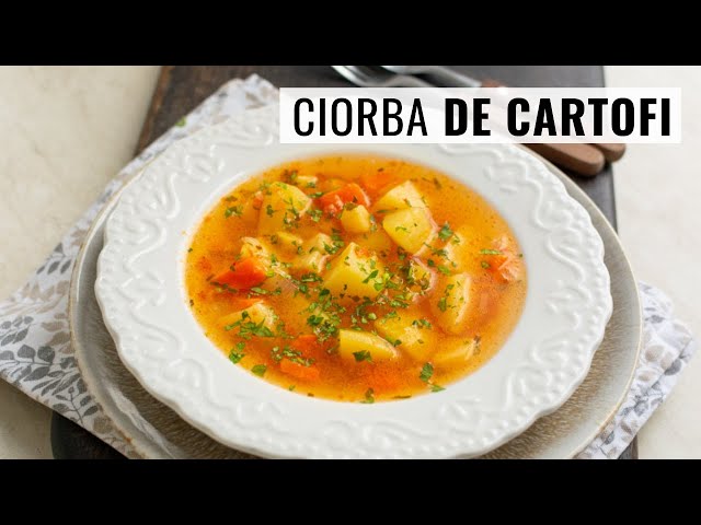 'Video thumbnail for Cu borș sau cu zeamă de varză? Ciorbă de cartofi - rețeta mea simplă, de post.'