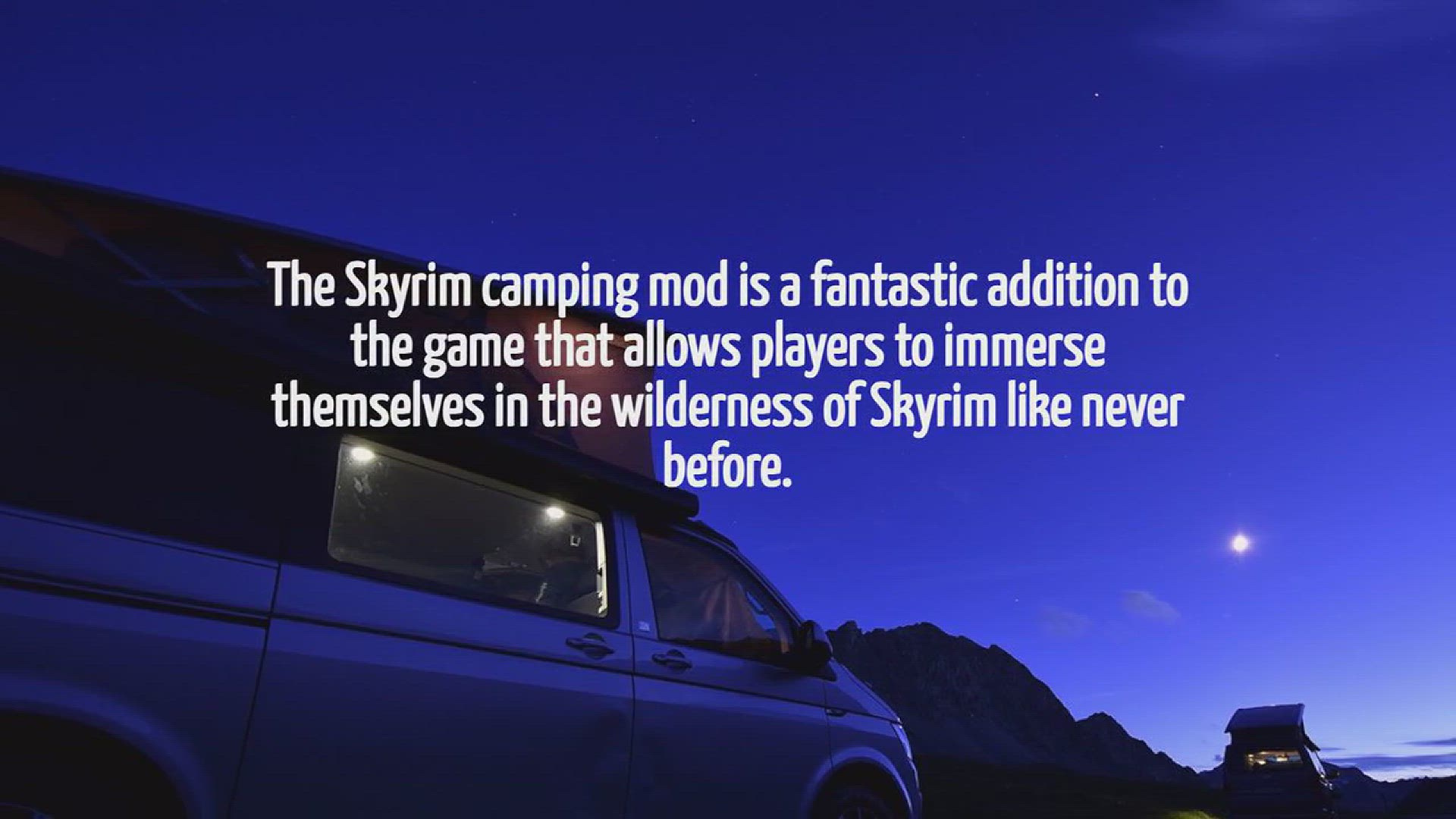 Video thumbnail for Skyrim Camping Mod How To Use