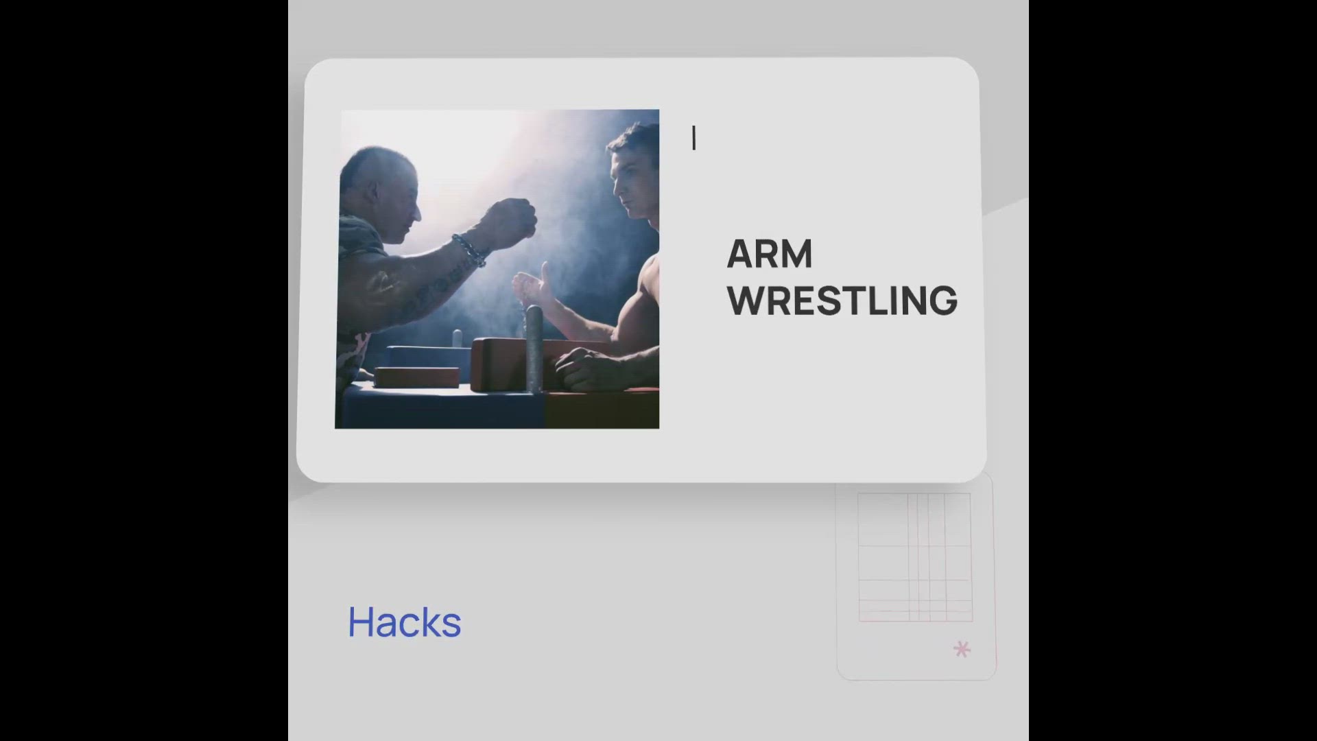 'Video thumbnail for Arm Wrestling Hacks'
