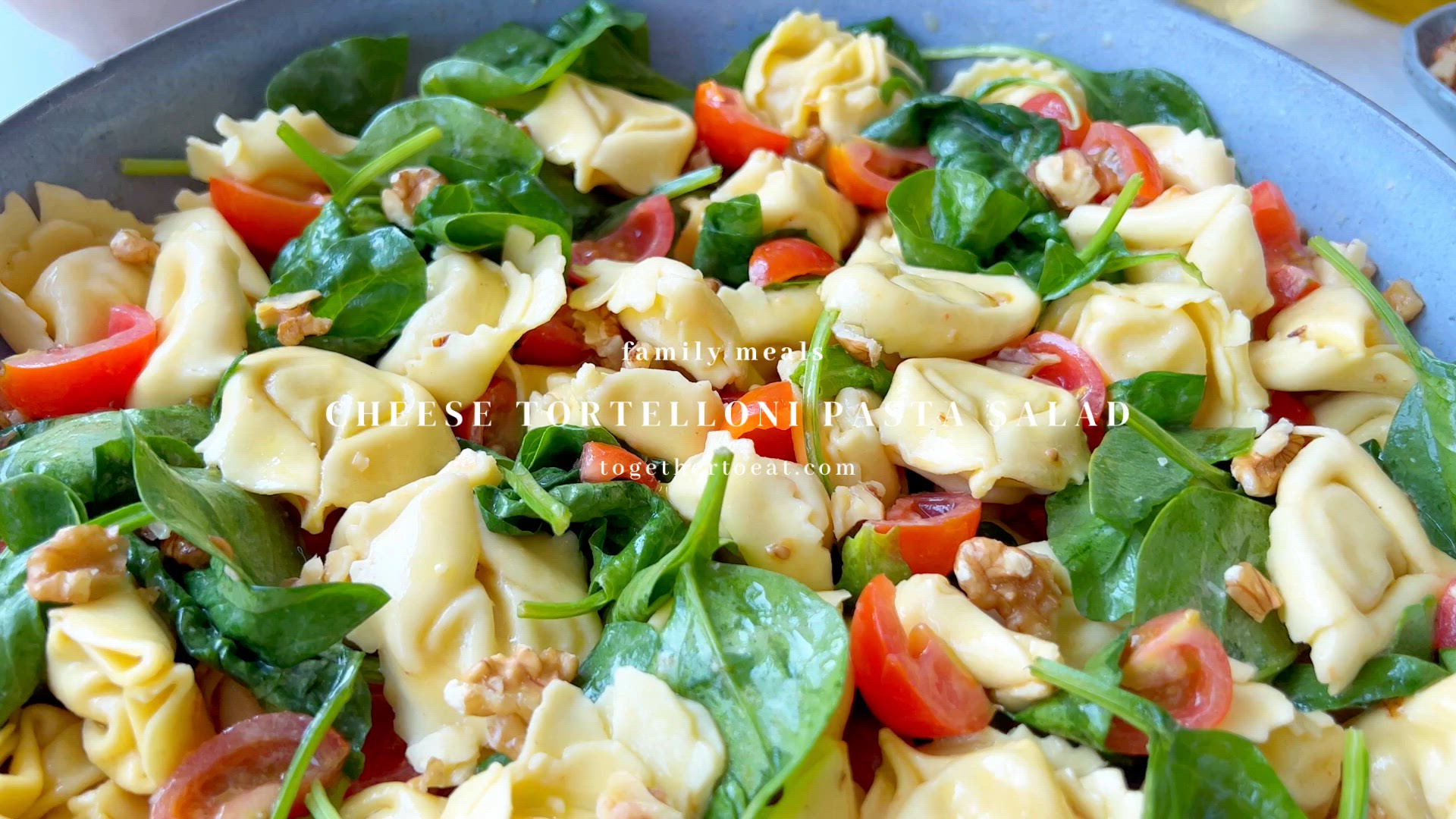 'Video thumbnail for Cheese Tortelloni Pasta Salad'