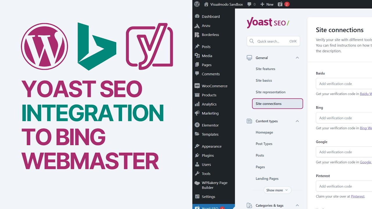 'Video thumbnail for How To Connect Bing Webmaster Tools With WordPress With Yoast SEO Plugin For Free Without Coding_'