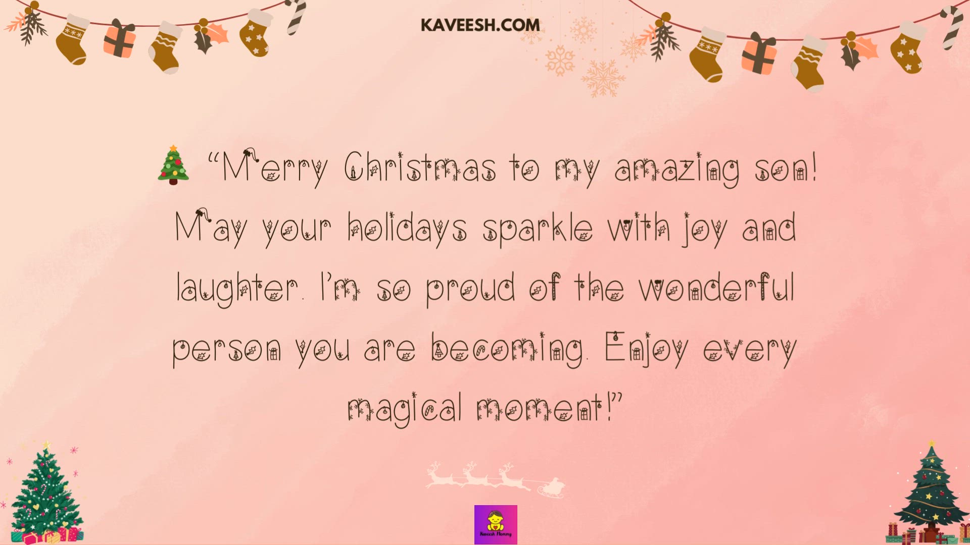 Video thumbnail for christmas wishes for son