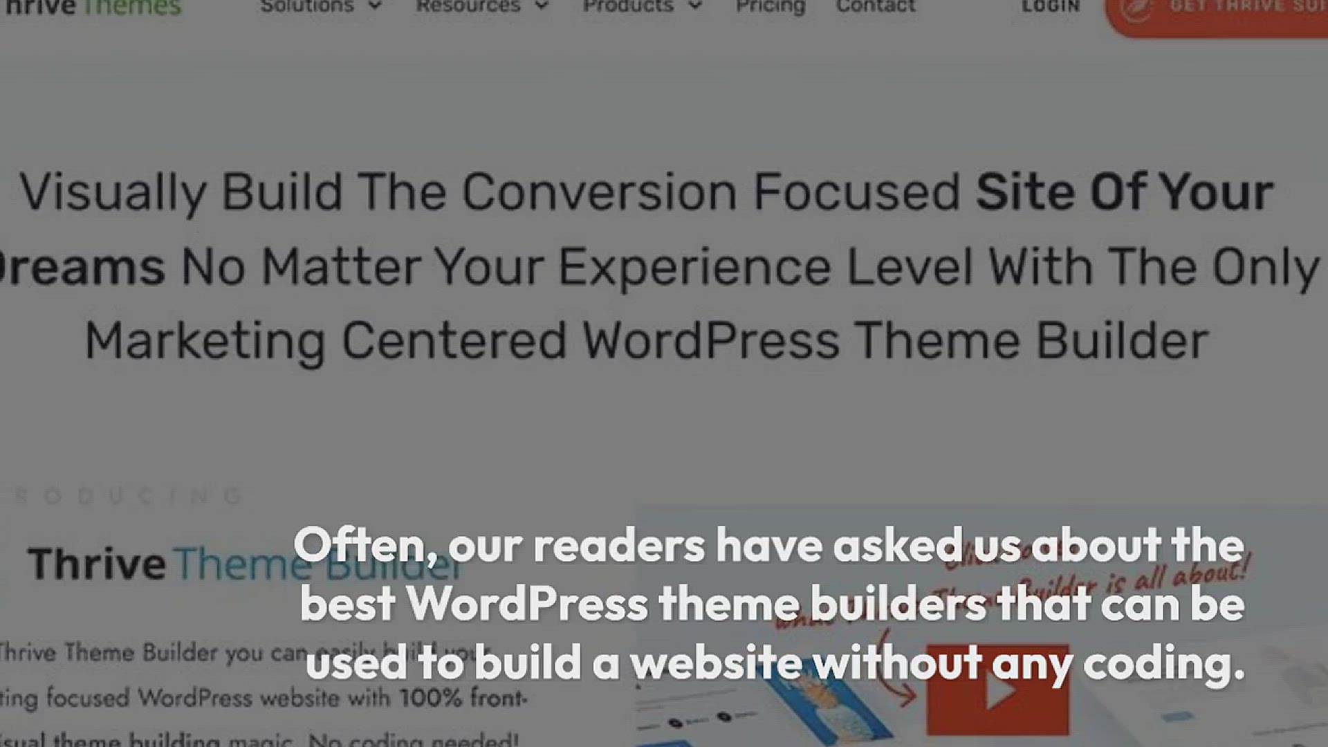 'Video thumbnail for 6 Best WordPress Theme Builders for 2024 (Compared)'