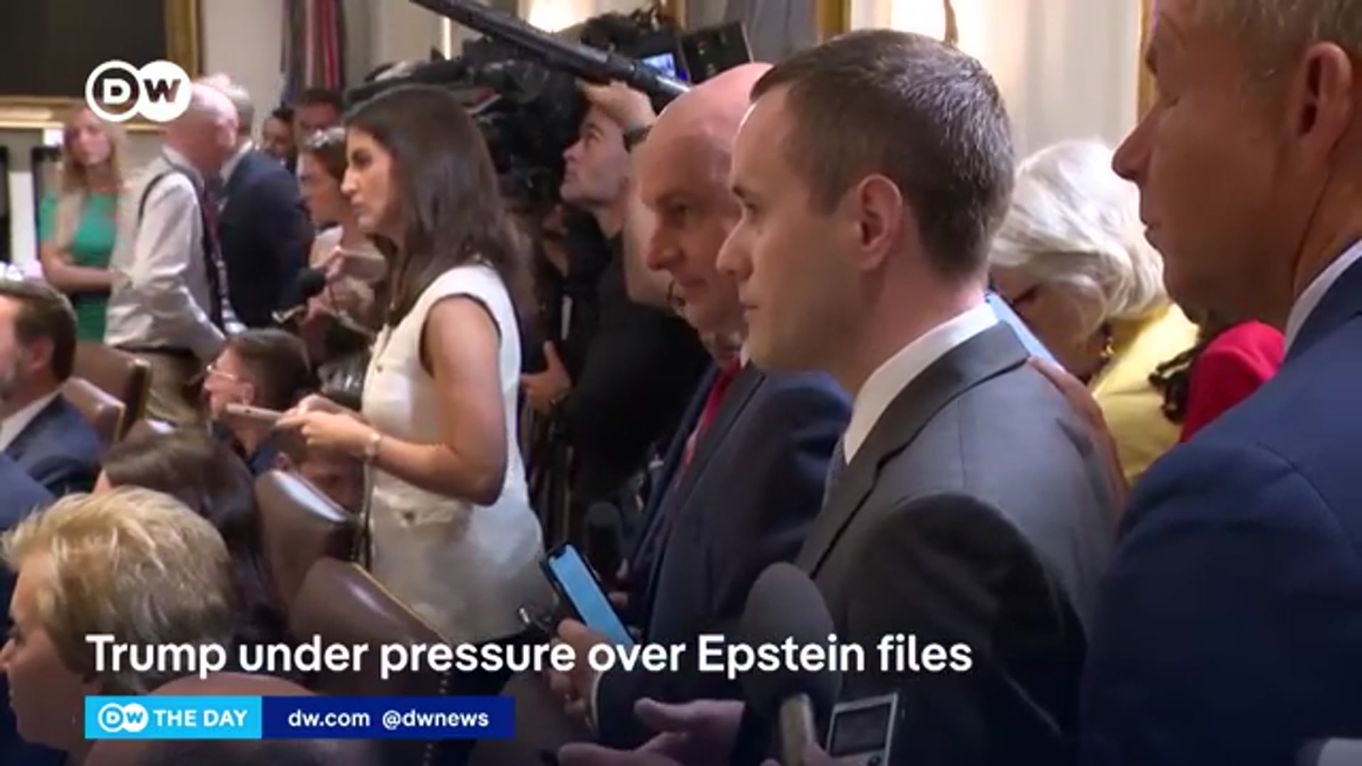 Video thumbnail for Trump Under Pressure Over Epstein Files—Rift With MAGA on Truth Social