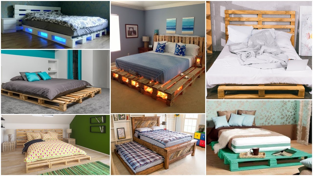 'Video thumbnail for 29 Beds Made Out Of Waste Wooden Pallets'