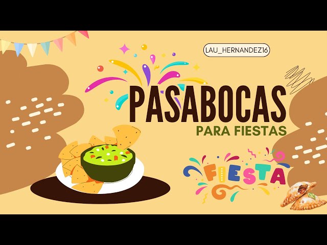 'Video thumbnail for Pasabocas para fiestas: Delicias que Encantan a los Invitados - LAURA'