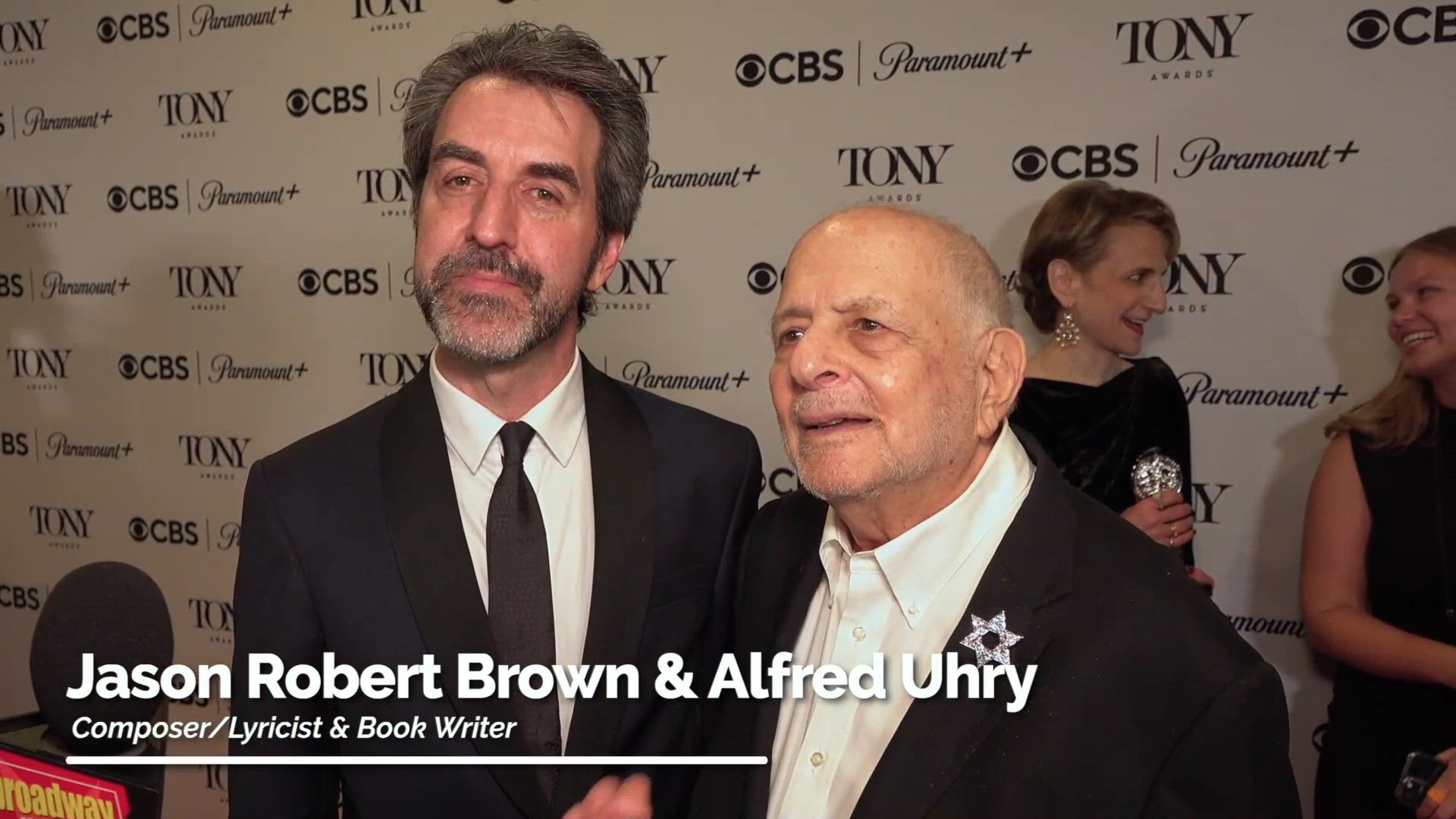 video of: Video: Jason Robert Brown and Alfred Uhry Celebrate Tony Win for &#39;Best Revival of a Musical&#39;