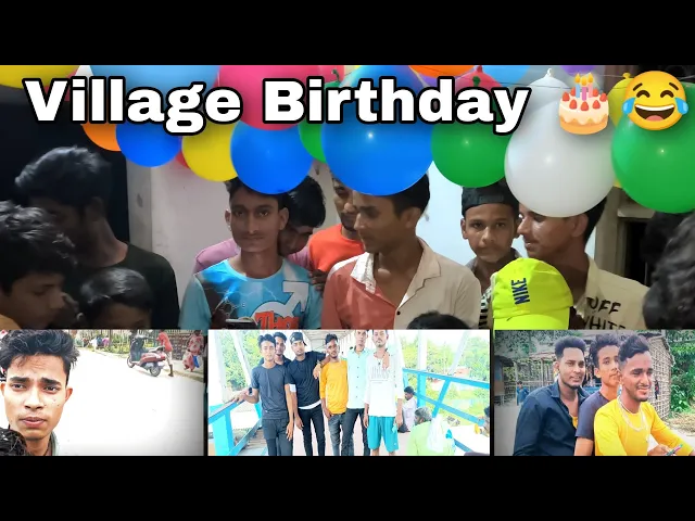Video thumbnail for Village Birthday Party Funny 😂 Full Masti My First Vlog