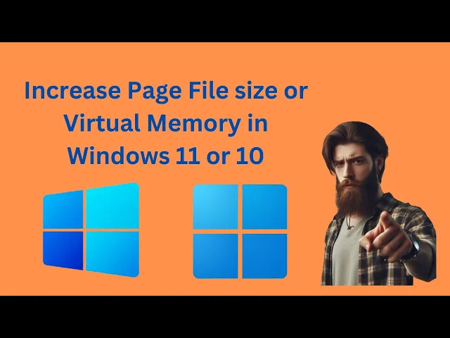 'Video thumbnail for How to Increase Page File size or Virtual Memory in Windows 11 or 10 | GearUpWindows Tutorial'