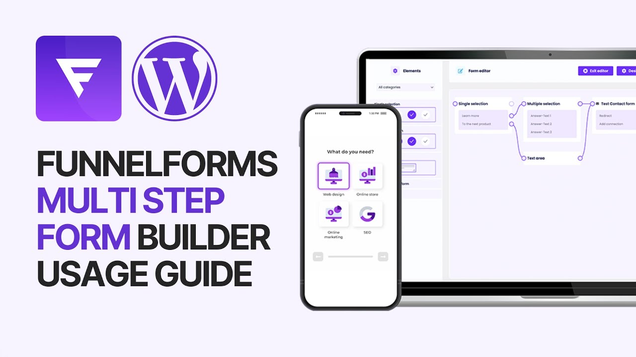 'Video thumbnail for How To Use Funnelforms WordPress Plugin_ Best Free Contact Form & Multi Step Form Builder 📤'