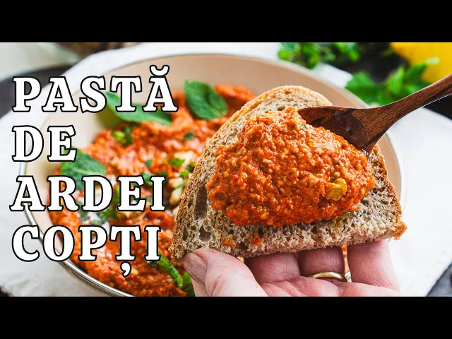 'Video thumbnail for Pasta de ARDEI COPȚI cu nuci - rețeta de post pentru MICUL DEJUN'
