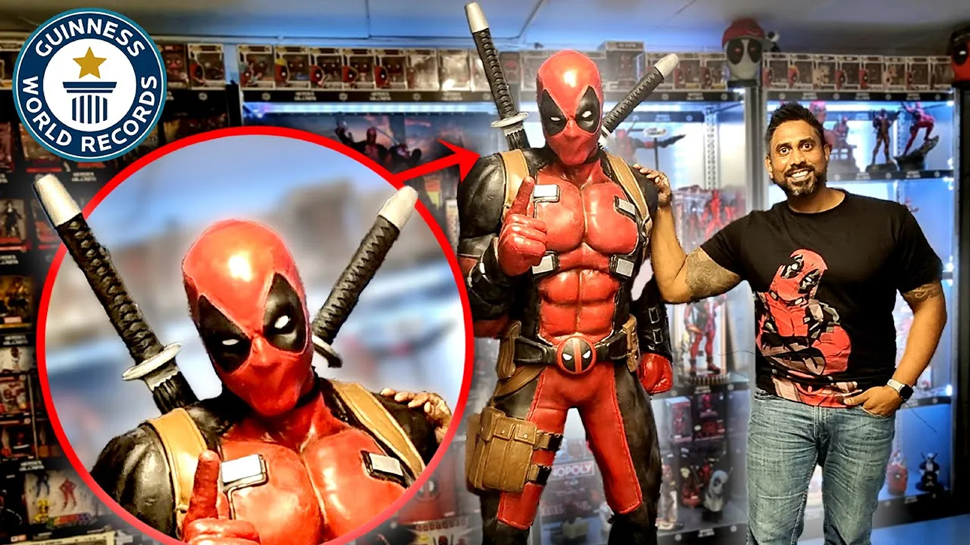 'Video thumbnail for Inside a superfan's epic Deadpool collection'