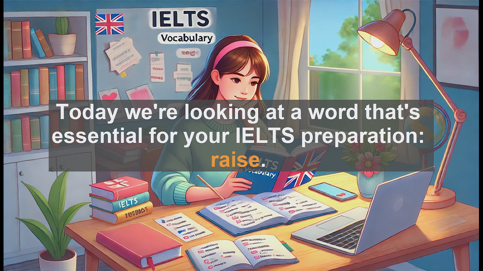 'Video thumbnail for 2500 Must Know IELTS 5.5 Vocabulary - IELTS Vocabulary: Understanding and Using the Word 'Raise''