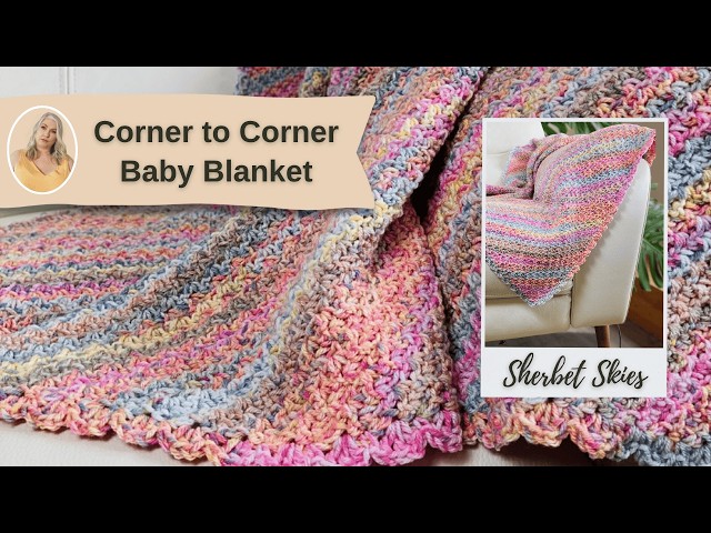 Video thumbnail for How to Crochet a C2C Baby Blanket With Ease