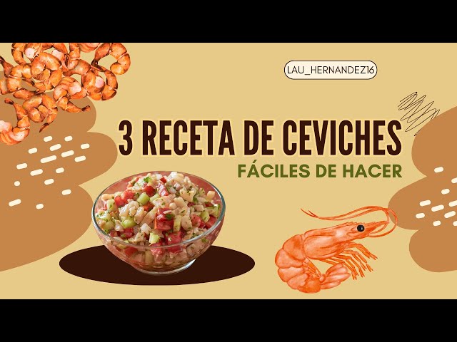 'Video thumbnail for Tres Formas Diferentes de Preparar Ceviche: Recetas para Todos los Gustos - LAURA'