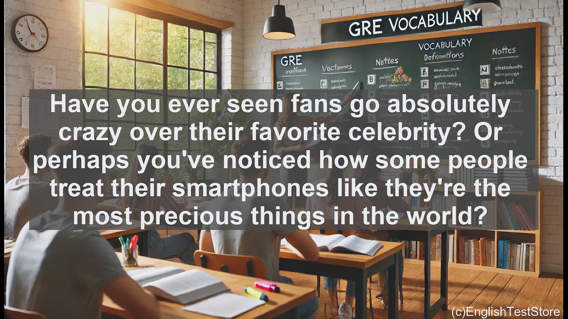 'Video thumbnail for GRE Vocabulary Lesson: The Worship of Idols and Excessive Devotion'