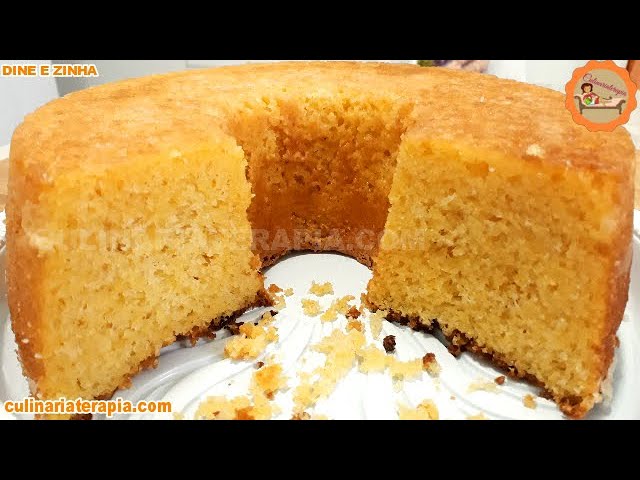 'Video thumbnail for BOLO FOFINHO DE FUBÁ DE MILHO COM MAIZENA @Culinariaterapia'
