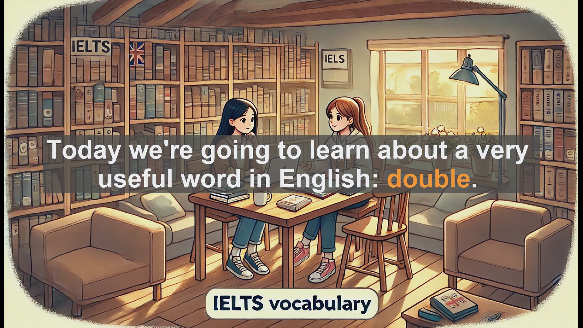'Video thumbnail for 2500 Must Know IELTS 5.5 Vocabulary - Understanding the Word 'Double': A Versatile English Term'