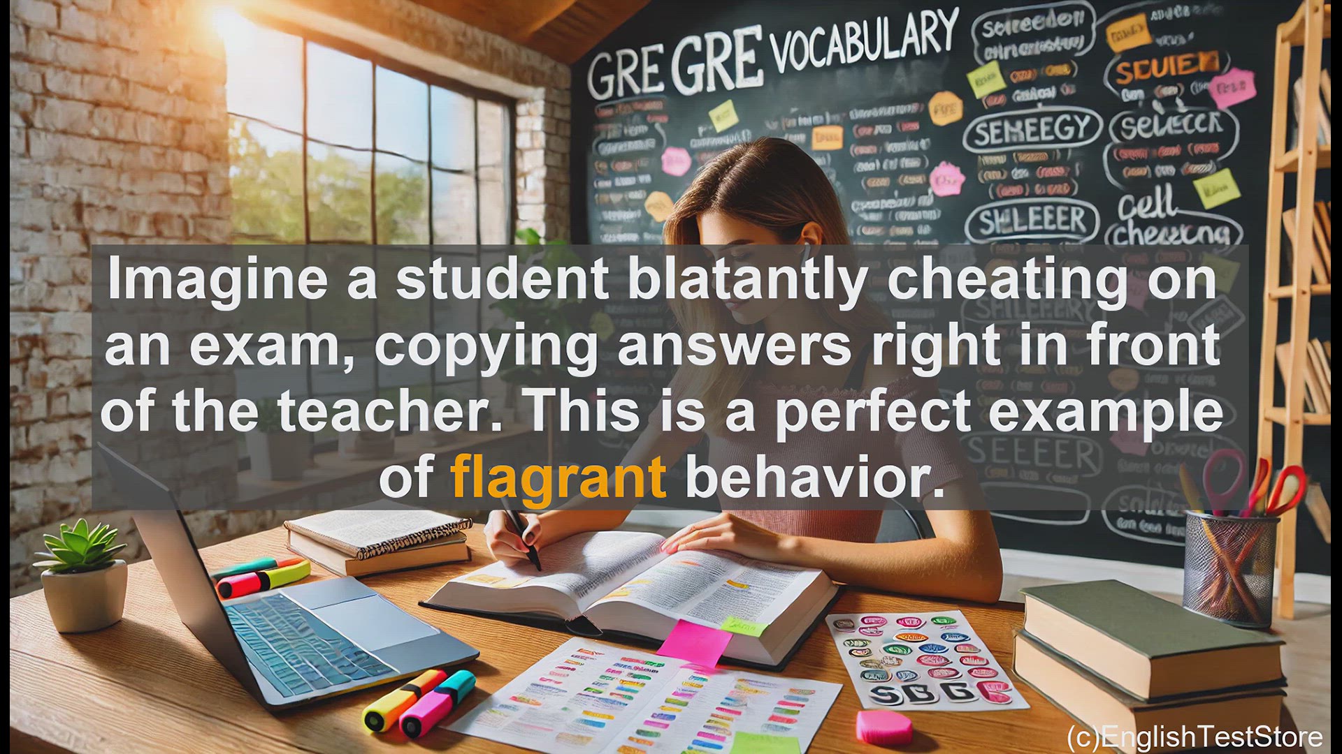 'Video thumbnail for GRE Vocabulary Lesson: Exploring the Powerful Word 'Flagrant''