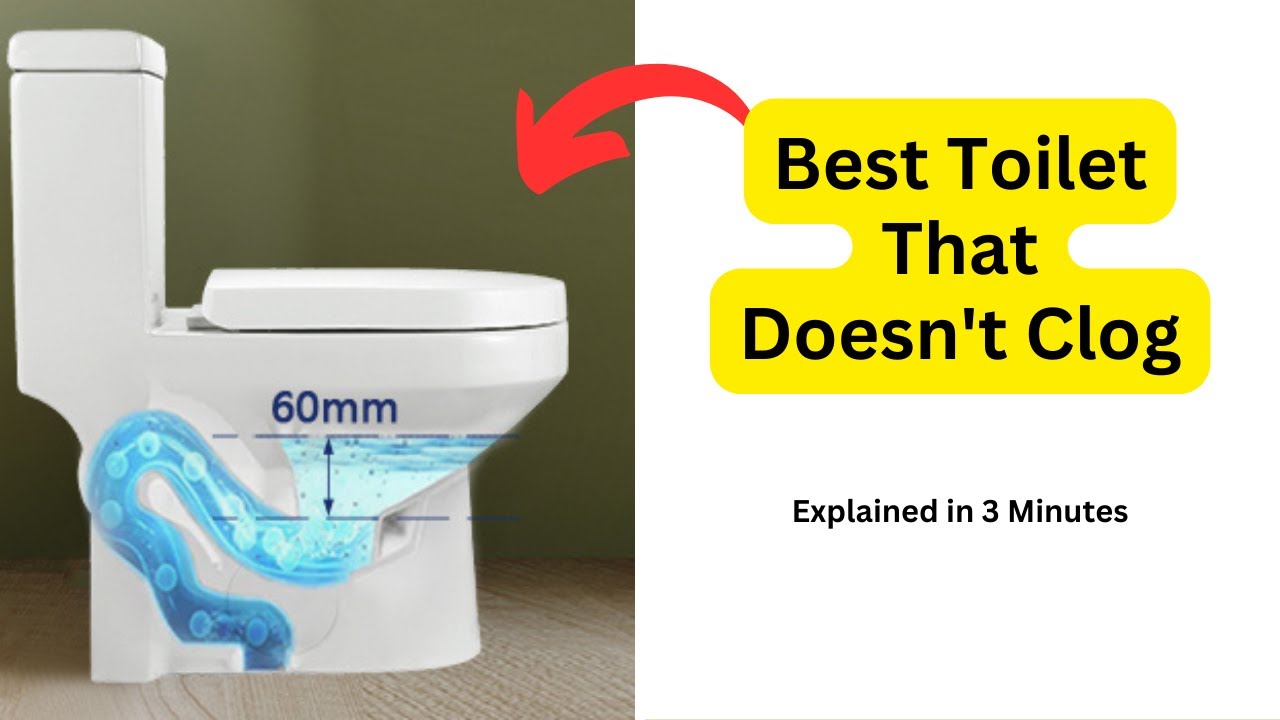 'Video thumbnail for Best Toilet That Doesn't Clog | Expert Review & Buying Guide'