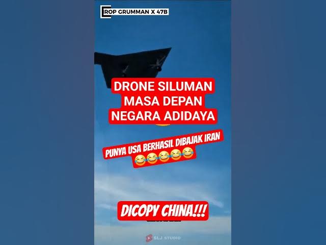 Video thumbnail for Drone Siluman Negara Adidaya Berakhir dibajak