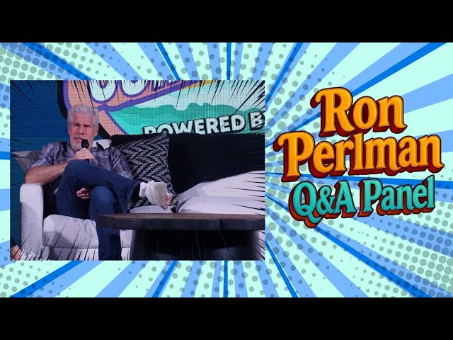 Video thumbnail for Ron Perlman Talks Fallout Casting, Hellboy, Voice Acting | Corpus Christi Comic Con Q&A