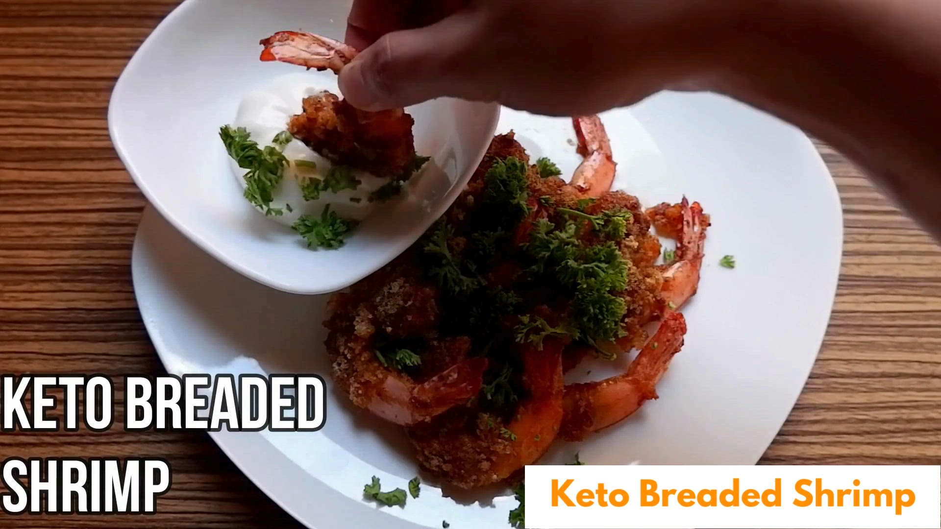 Video thumbnail for Keto Breaded Shrimps