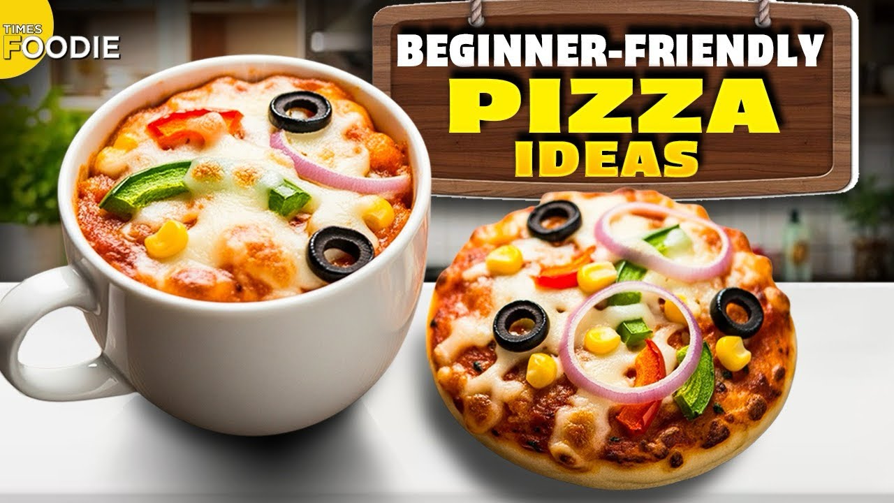 Video thumbnail for 2 Easy Homemade Pizza Recipes | Quick Mug Pizza & Mini Pan Pizza Without Oven | Pizza for beginners