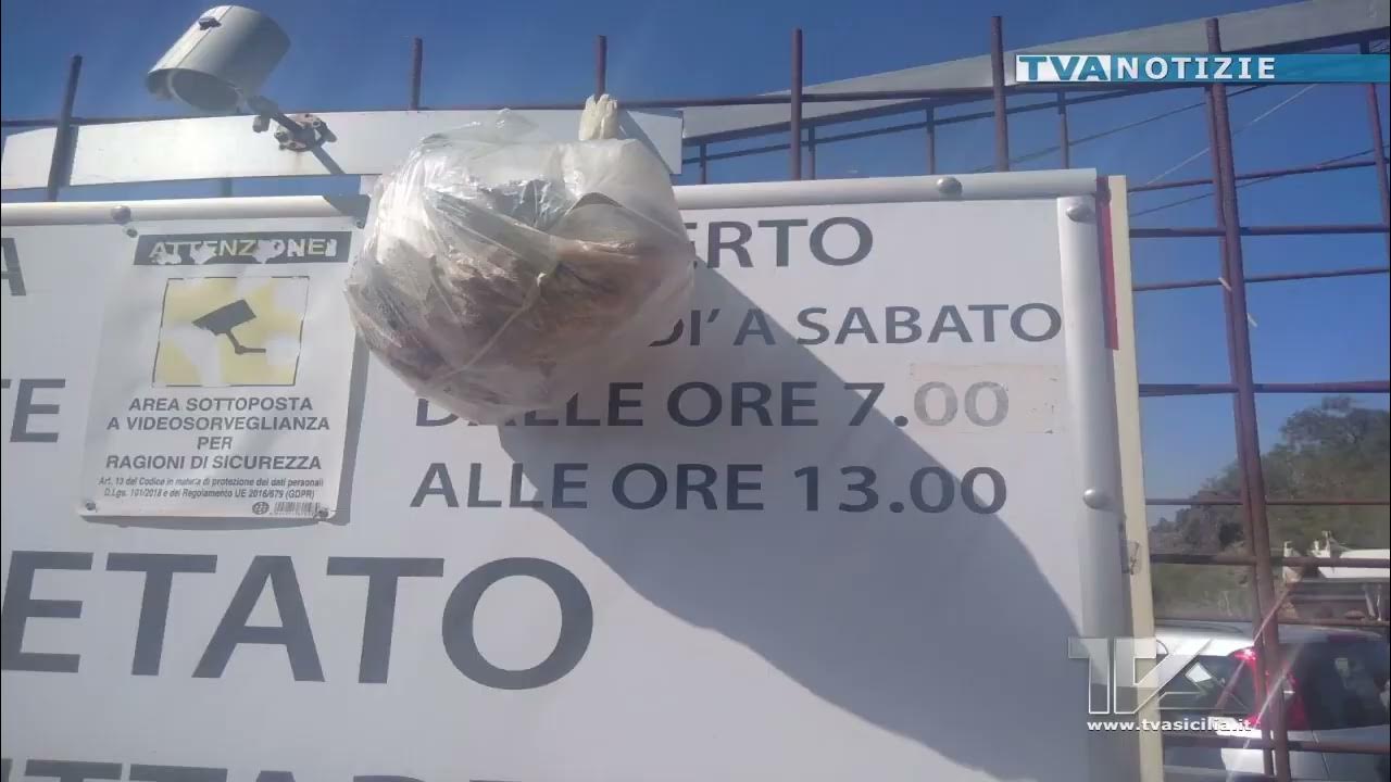 'Video thumbnail for Adrano, rifiuti alle vigne fuori dall’eco punto L'area esterna dell'eco punto alle vigne di Adrano,'