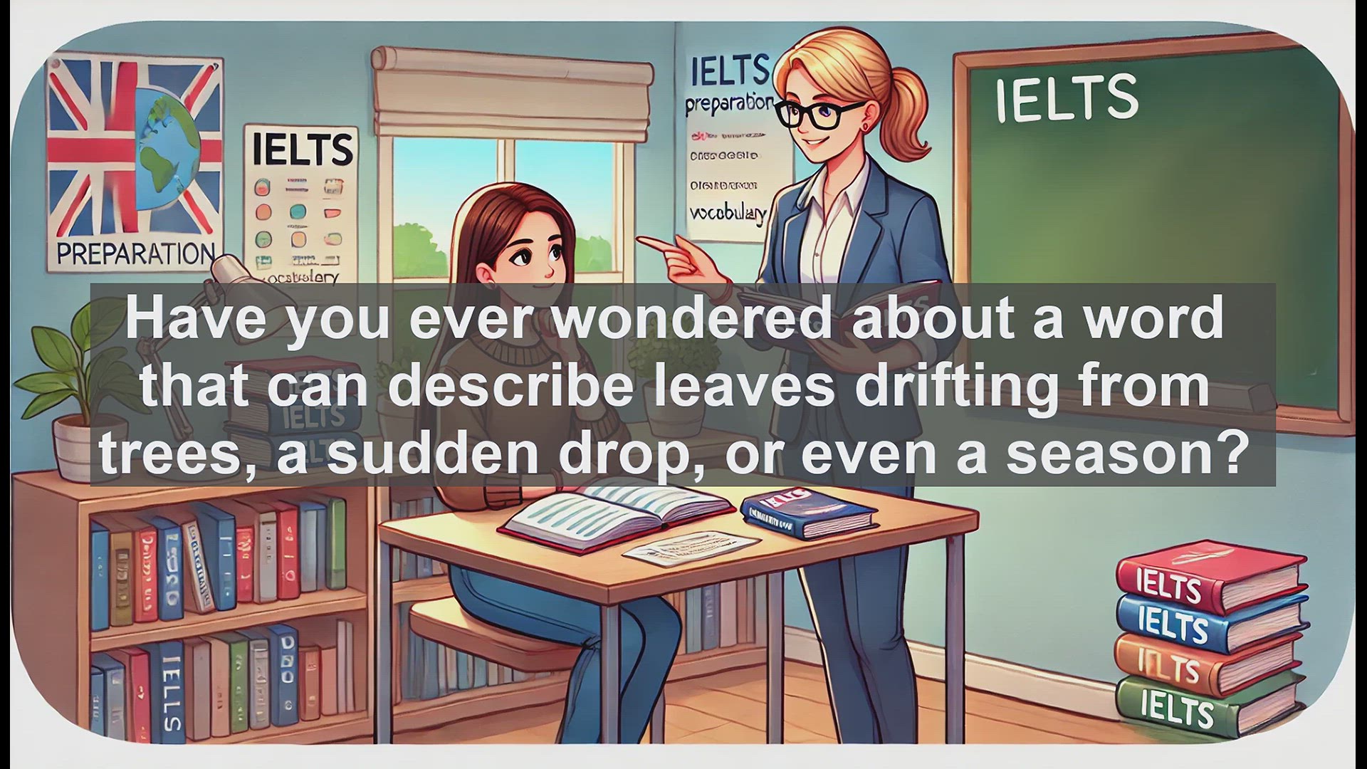 'Video thumbnail for 2500 Must Know IELTS 5.5 Vocabulary - Understanding 'Fall': A Key Word for IELTS Learners'