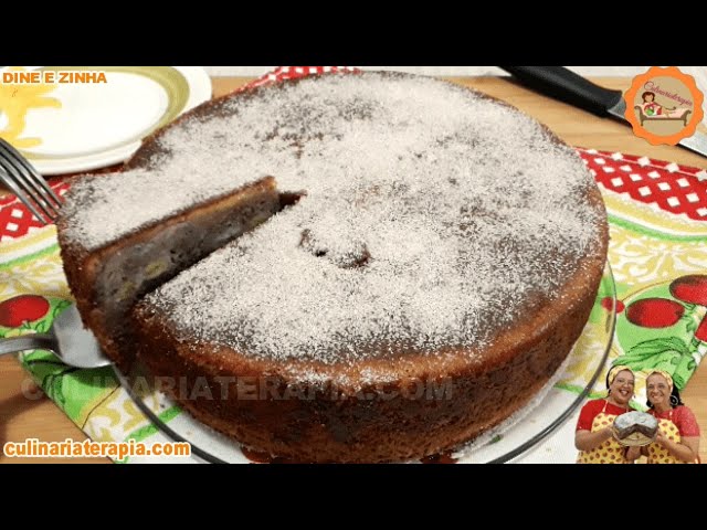 'Video thumbnail for TORTA DE BANANA COM LEITE CONDENSADO E CANELA'