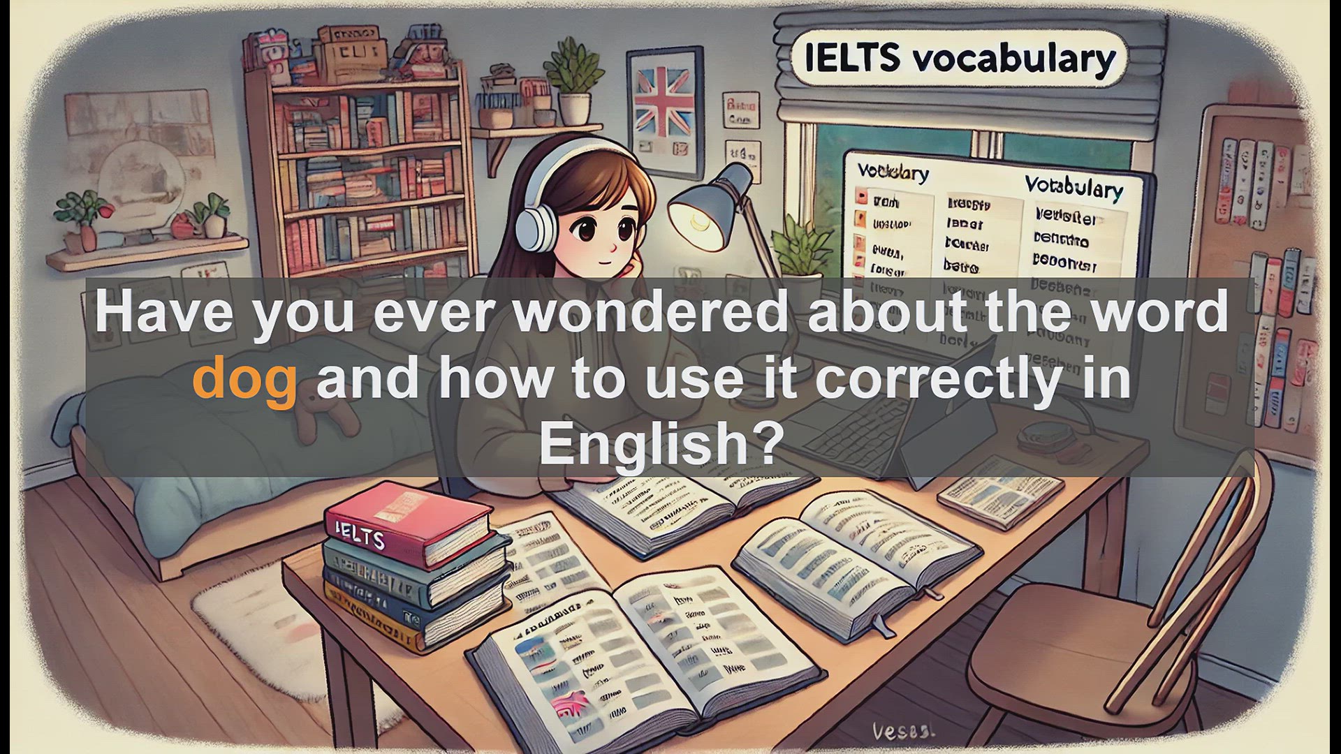 'Video thumbnail for 2500 Must Know IELTS 5.5 Vocabulary - Understanding the Word 'Dog' in English: IELTS Vocabulary Guide'