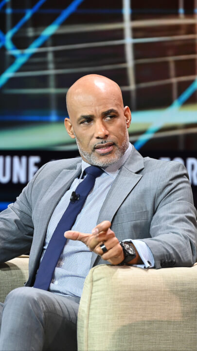 Video thumbnail for Boris Kodjoe wants to change the narrative that African American history started