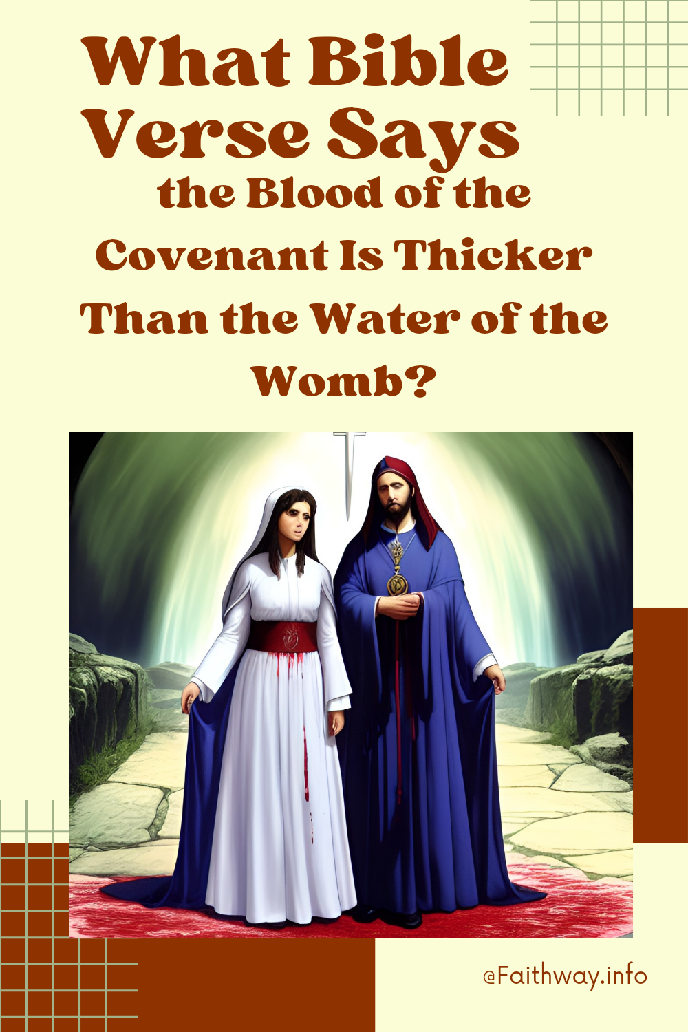 'Video thumbnail for What Bible Verse Says the Blood of the Covenant Is Thicker Than the Water of the Womb?'