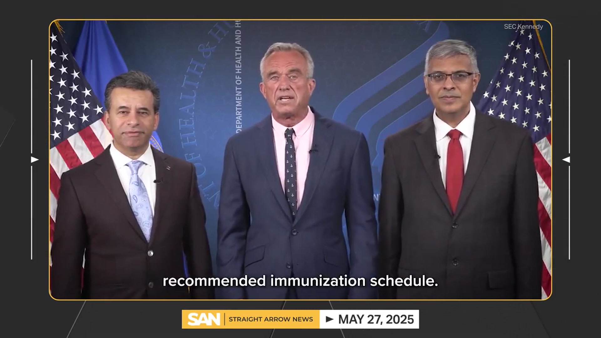 'Video thumbnail for Health groups file lawsuit against RFK Jr. over COVID-19 policy changes'