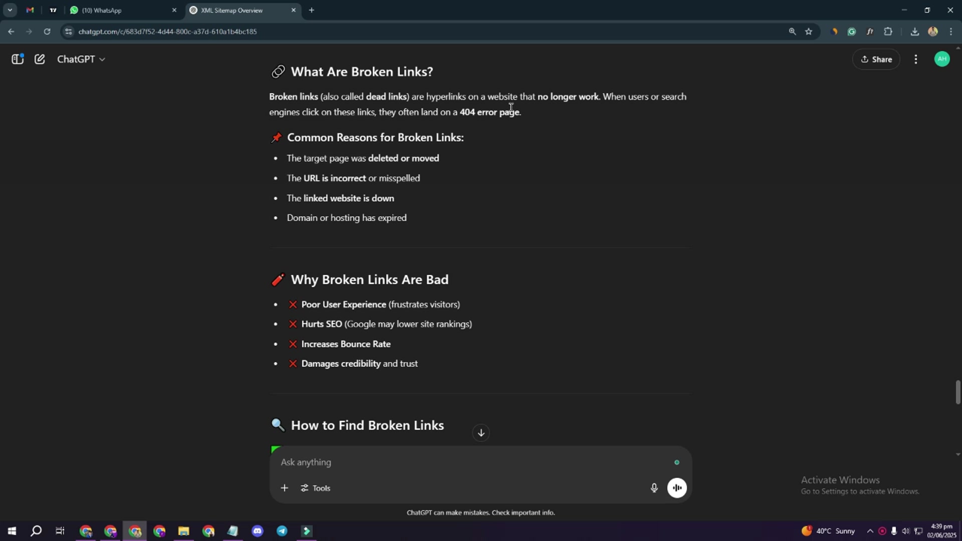 'Video thumbnail for What are the broken link and How to find them'