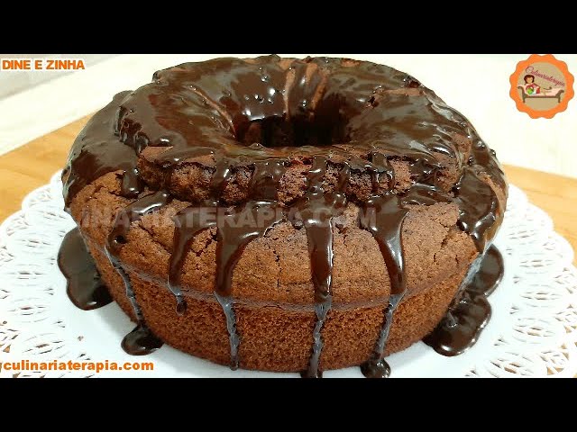 'Video thumbnail for BOLO DE CHOCOLATE SEM GLÚTEN E SEM LACTOSE QUE MAIS VENDE NA CONFEITARIA'