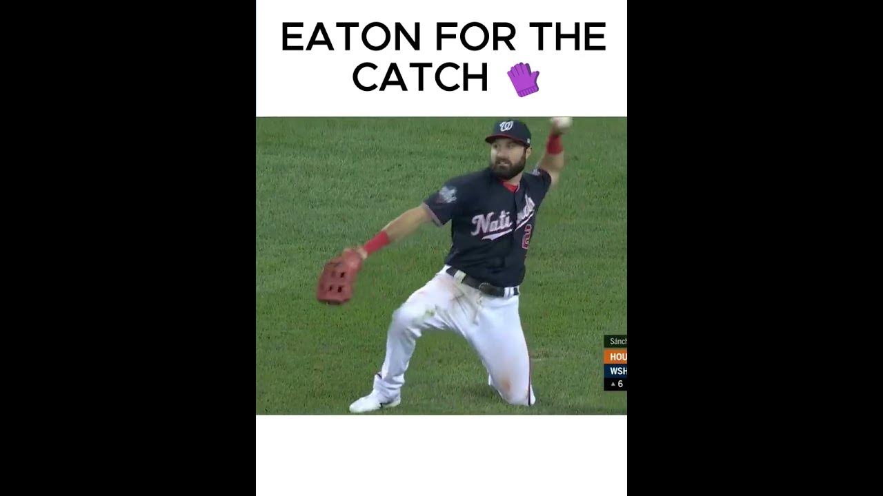 Video thumbnail for Adam Eaton Lays Out for a Huge Catch in Right! 🧤🔥