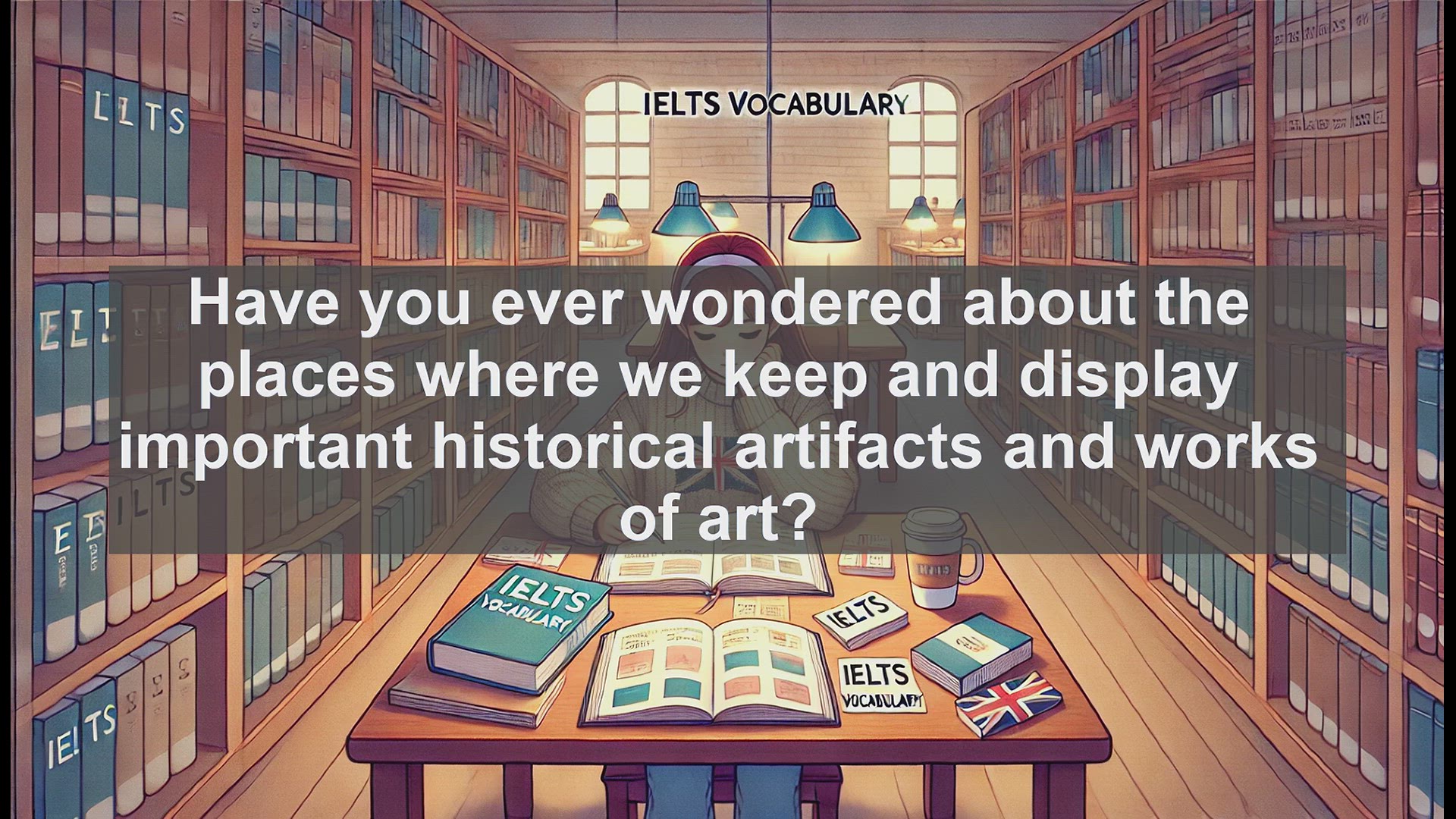 'Video thumbnail for 2500 Must Know IELTS 5.5 Vocabulary - Understanding 'Museum': Essential IELTS Vocabulary for Band 5.5'