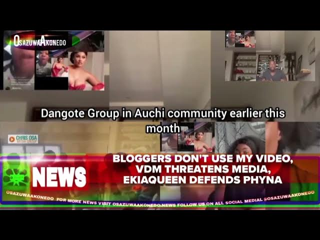 Video thumbnail for Bloggers Don't Use My Video, VDM Threatens Media, EkiaQueen Defends Phyna